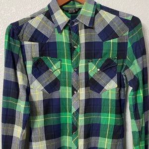 Urban Outfitters Salt Valley Western Pearl Snap